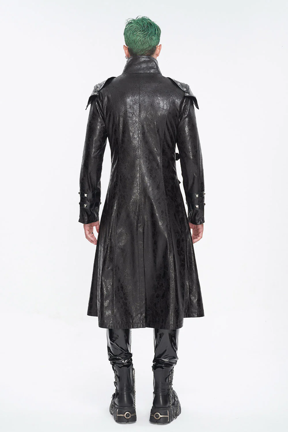 Scorch Leather Trenchcoat - Image 8