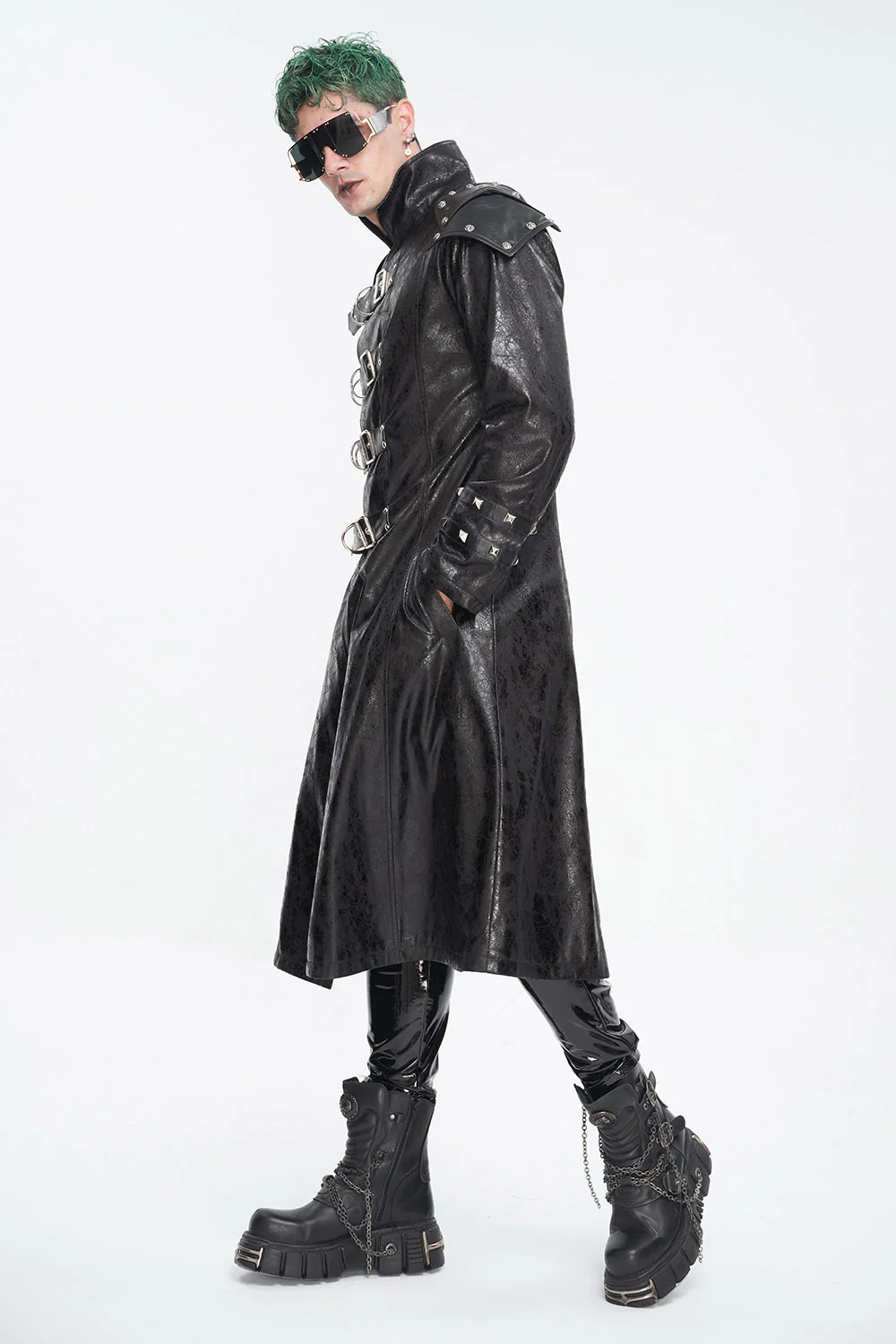 Scorch Leather Trenchcoat - Image 9