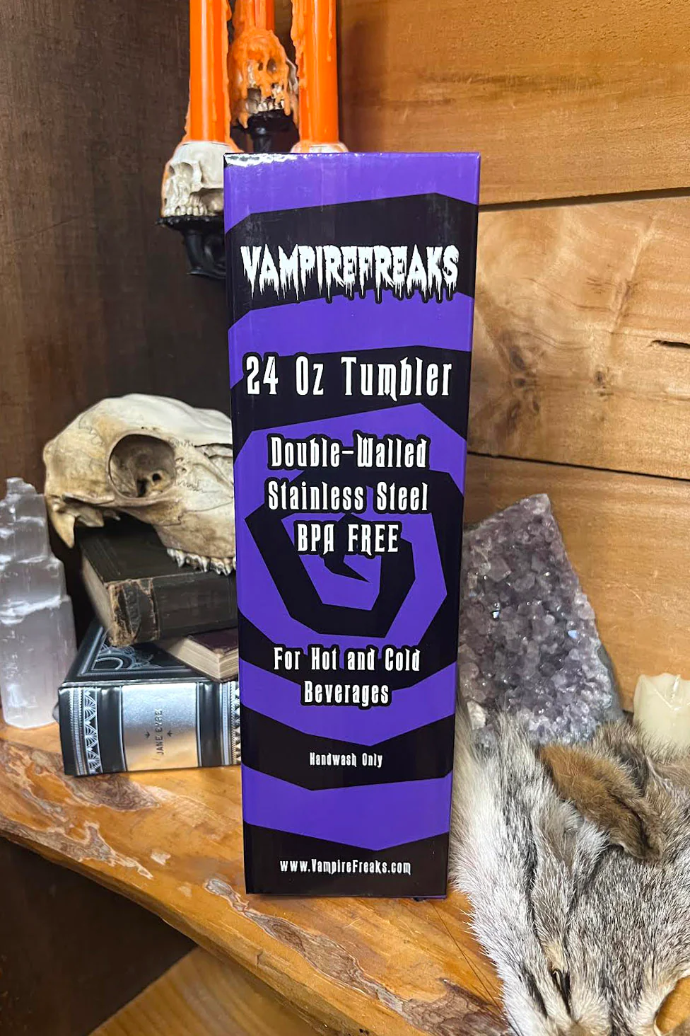 Season of the Witch 24 Oz Water Bottle Tumbler - Image 6