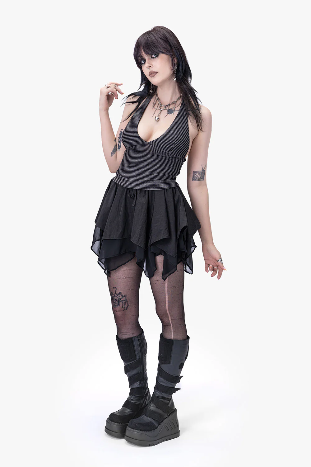 Selene Rib Halter Top - Image 2