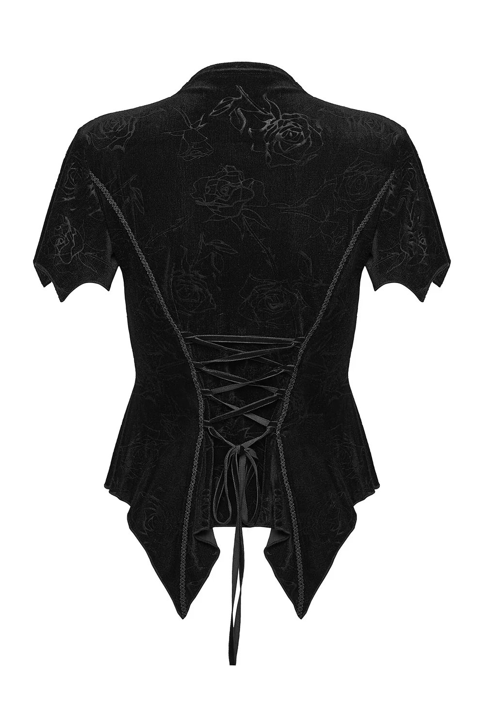 Shadowbloom Embroidered Rose Top - Image 9