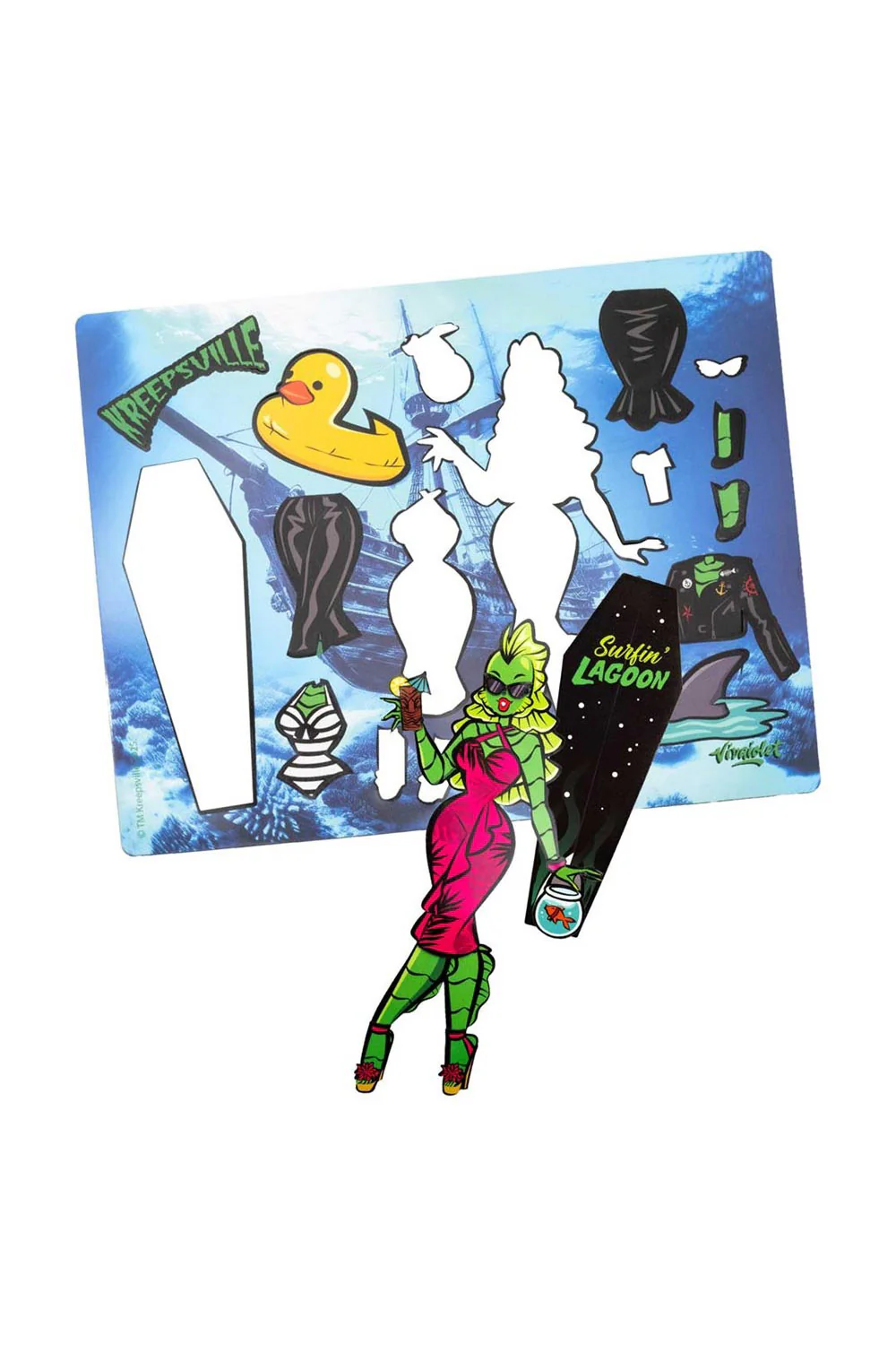 She Creature Dress Up Magnet Set - Image 2