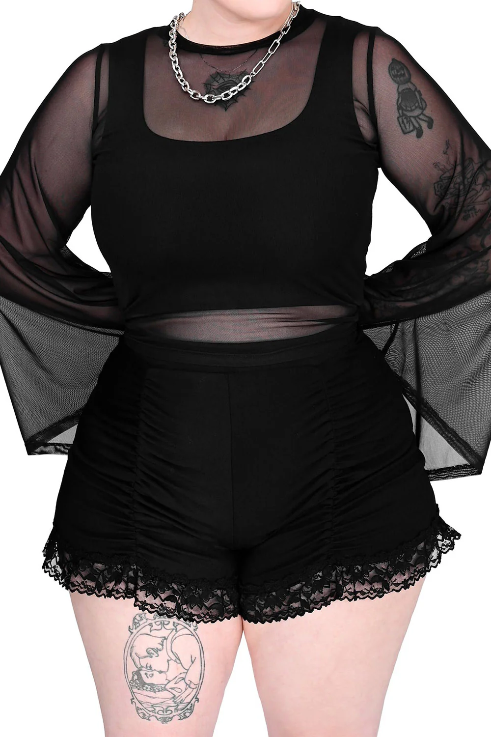 Signature Stretch Lace Bloomers Shorts - Image 4