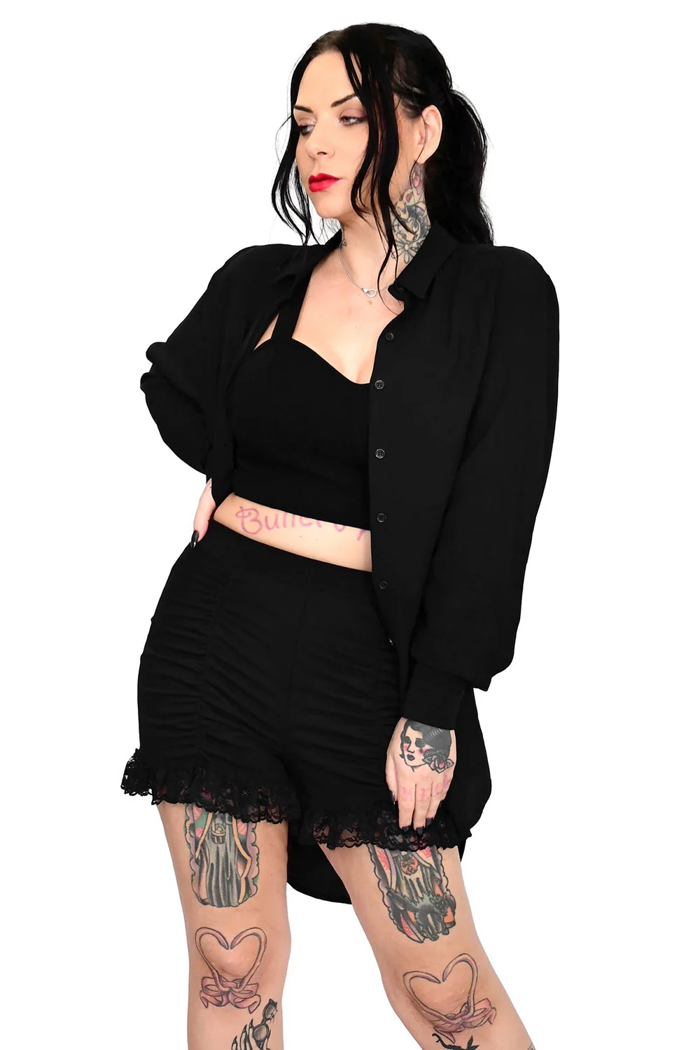 Signature Stretch Lace Bloomers Shorts - Image 8