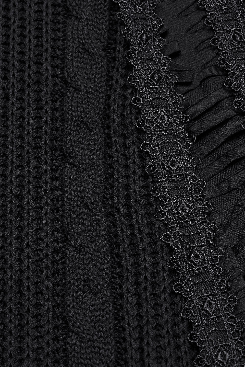 Siren's Wail Distressed Lace-Up Skirt - Image 7