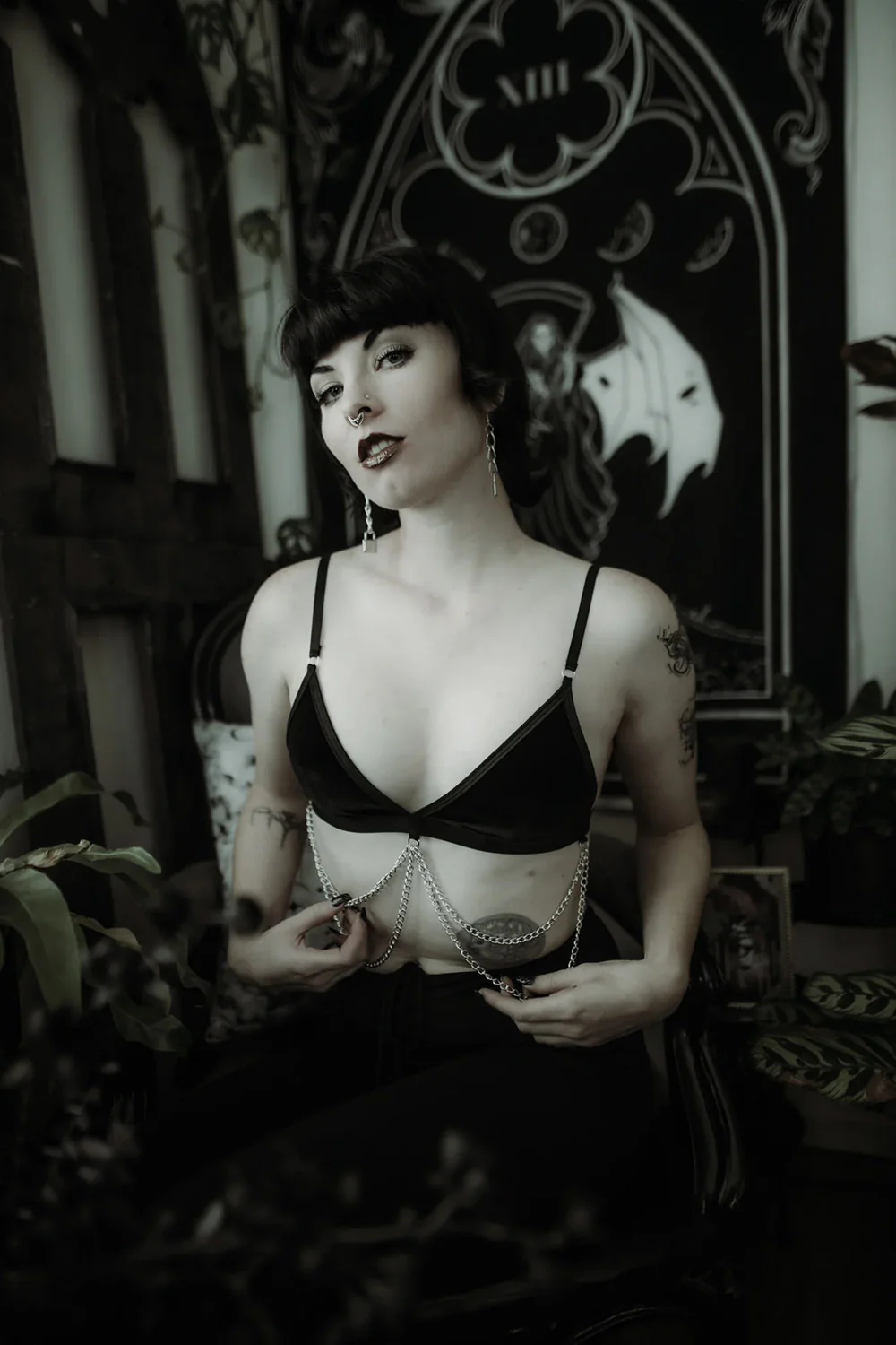 Sisters Of Shadow Bralette [Onyx] - Image 10