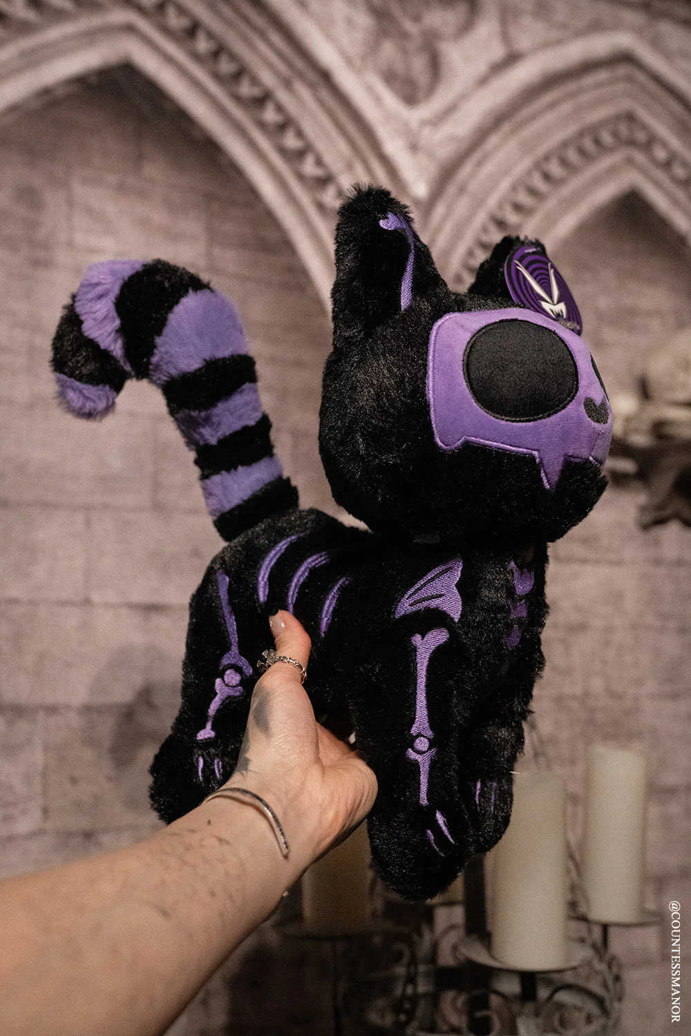 Skelekitty Plush Toy [Purple Bones Limited Edition] - Image 10