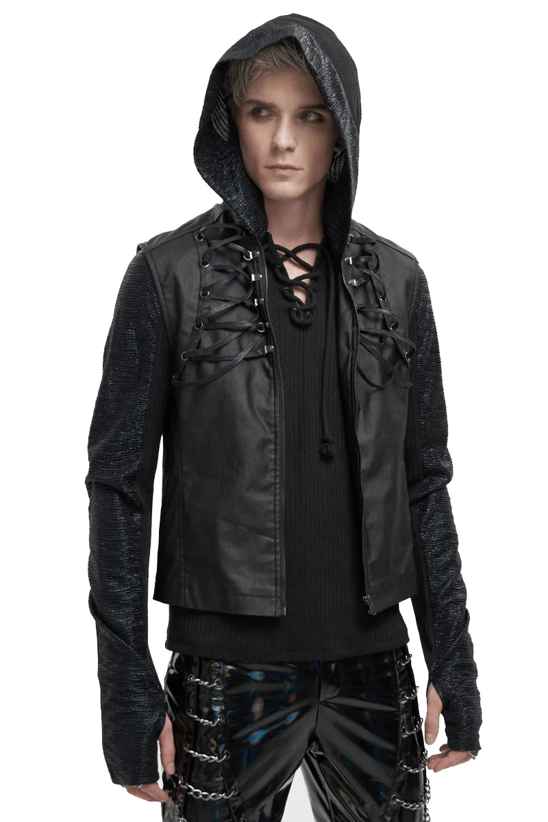 Skeletal Spine Motorcycle Vest - Image 2