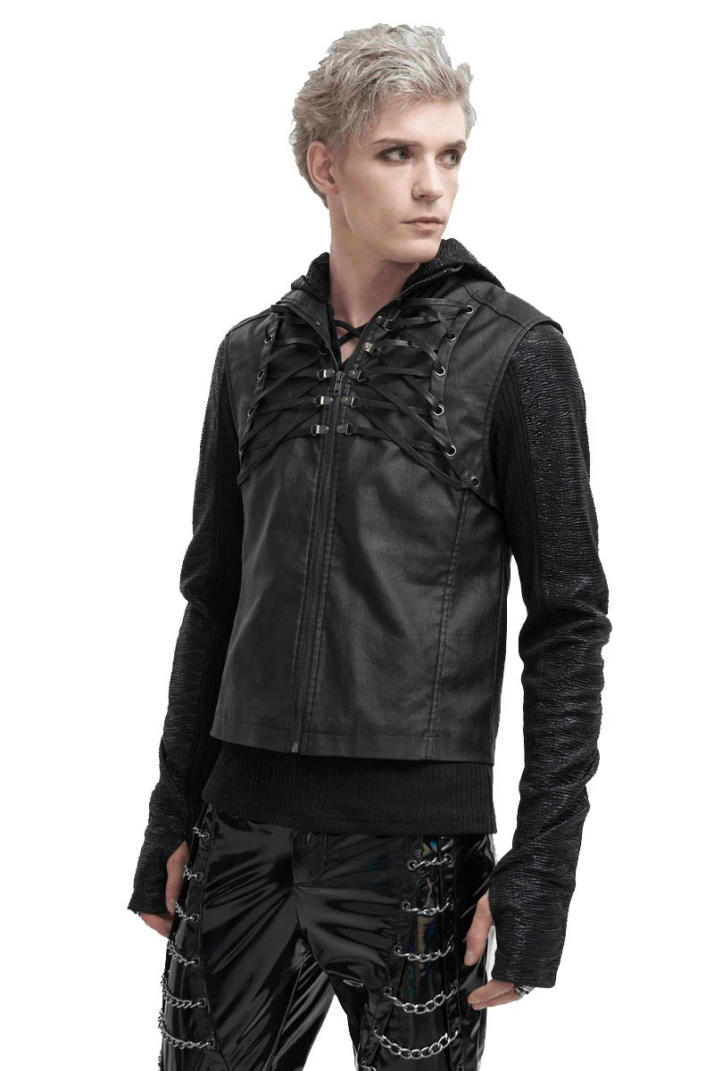 Skeletal Spine Motorcycle Vest - Image 4