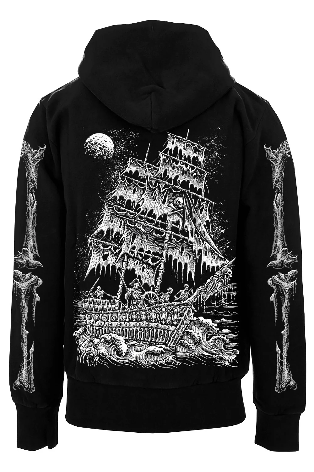 Skeleton Crew Pirate Ship Hoodie - Image 4