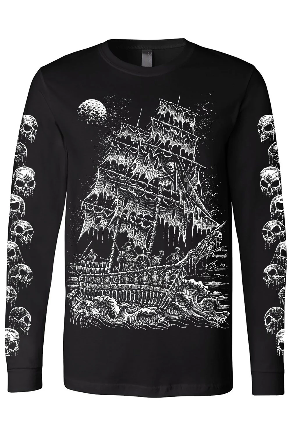 Skeleton Crew Pirate Ship T-shirt - Image 6