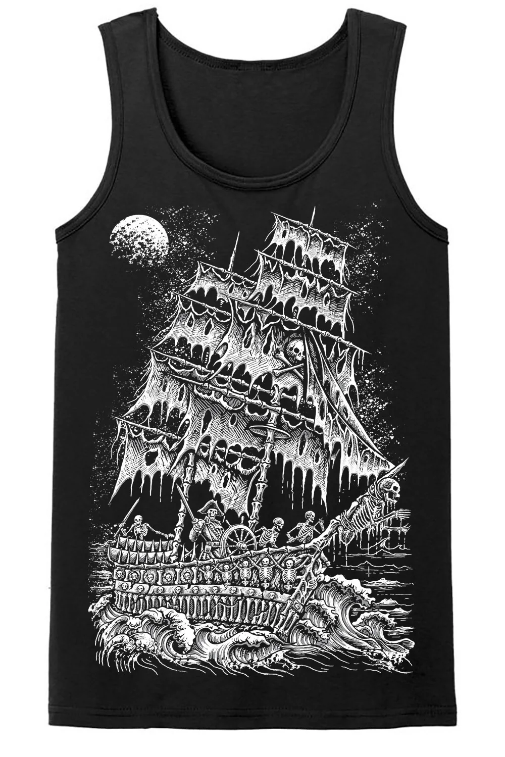 Skeleton Crew Pirate Ship T-shirt - Image 7