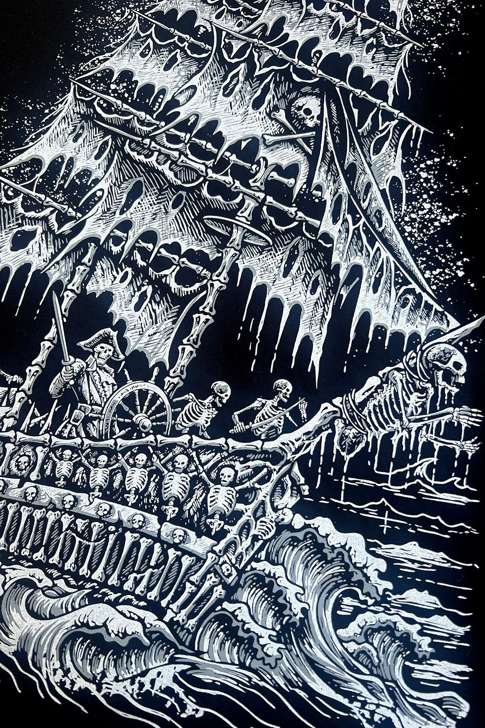 Skeleton Crew Pirate Ship Sweatshirt - Image 9