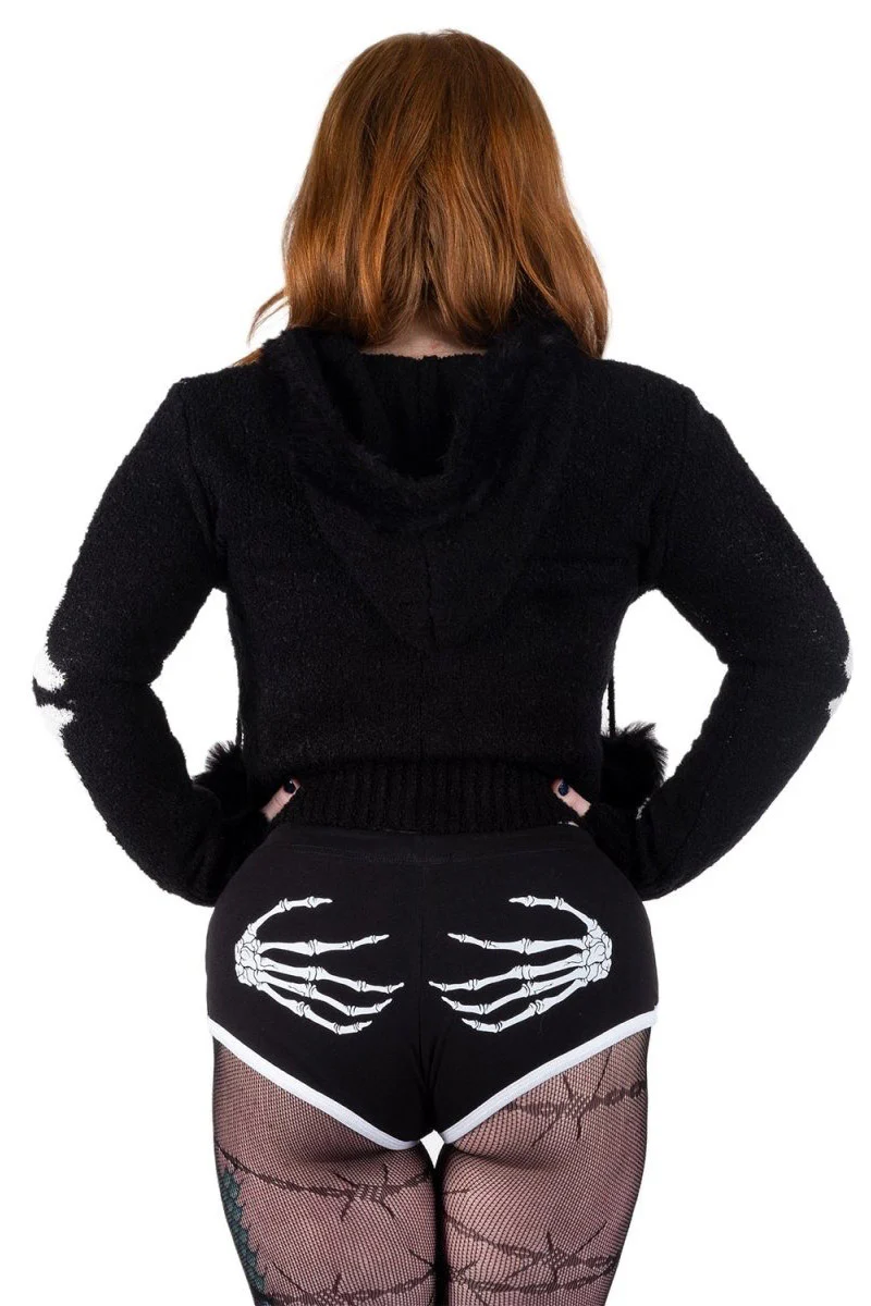 Skeleton Hands Short Shorts [NO RESTOCKS]