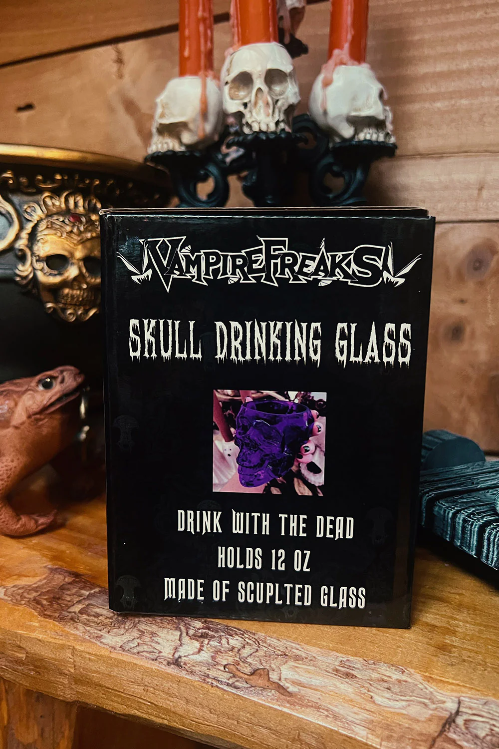 Skull Drinking Glass [Deep Purple] - Image 5