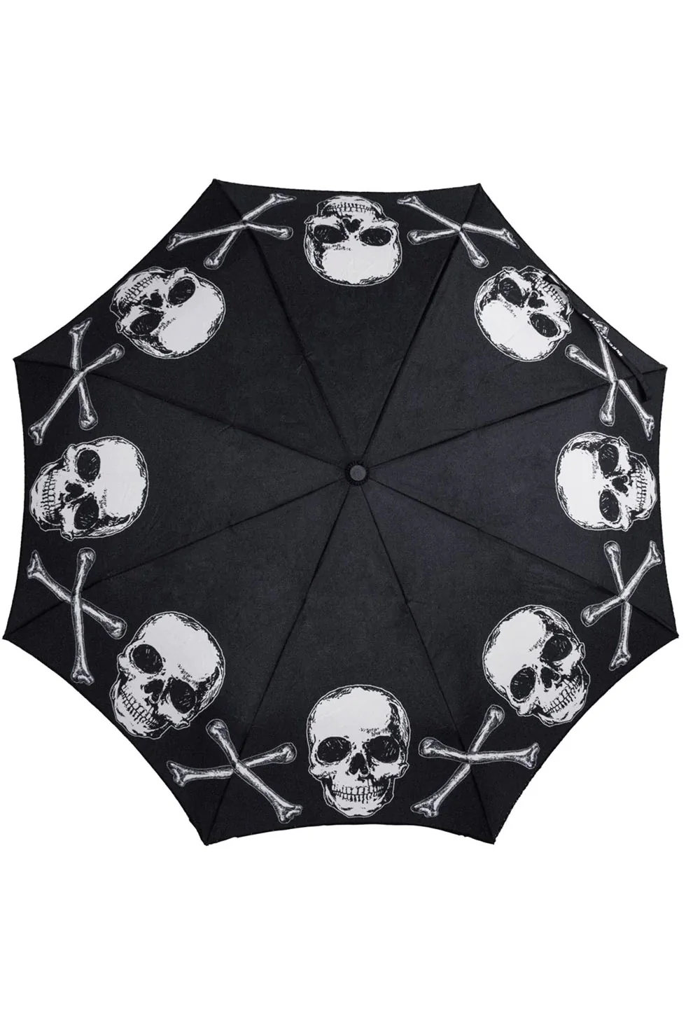Skull Handle Anatomical Skull And Bones Umbrella