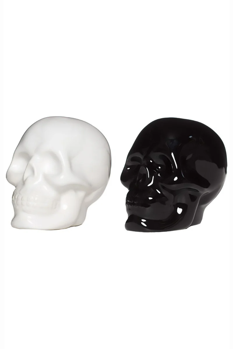 Skull Salt & Pepper Shaker Set [Ceramic] - Image 2