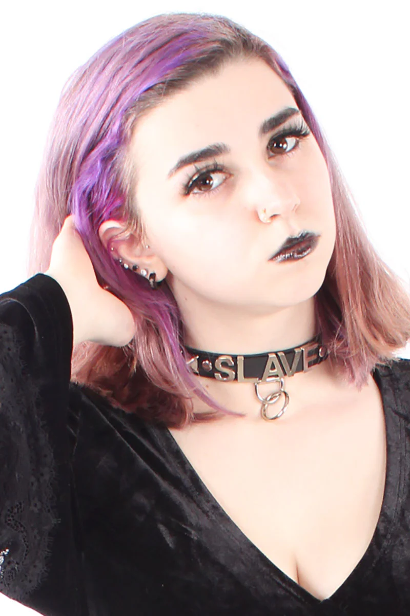 Slave to Love Bondage Collar - Image 2