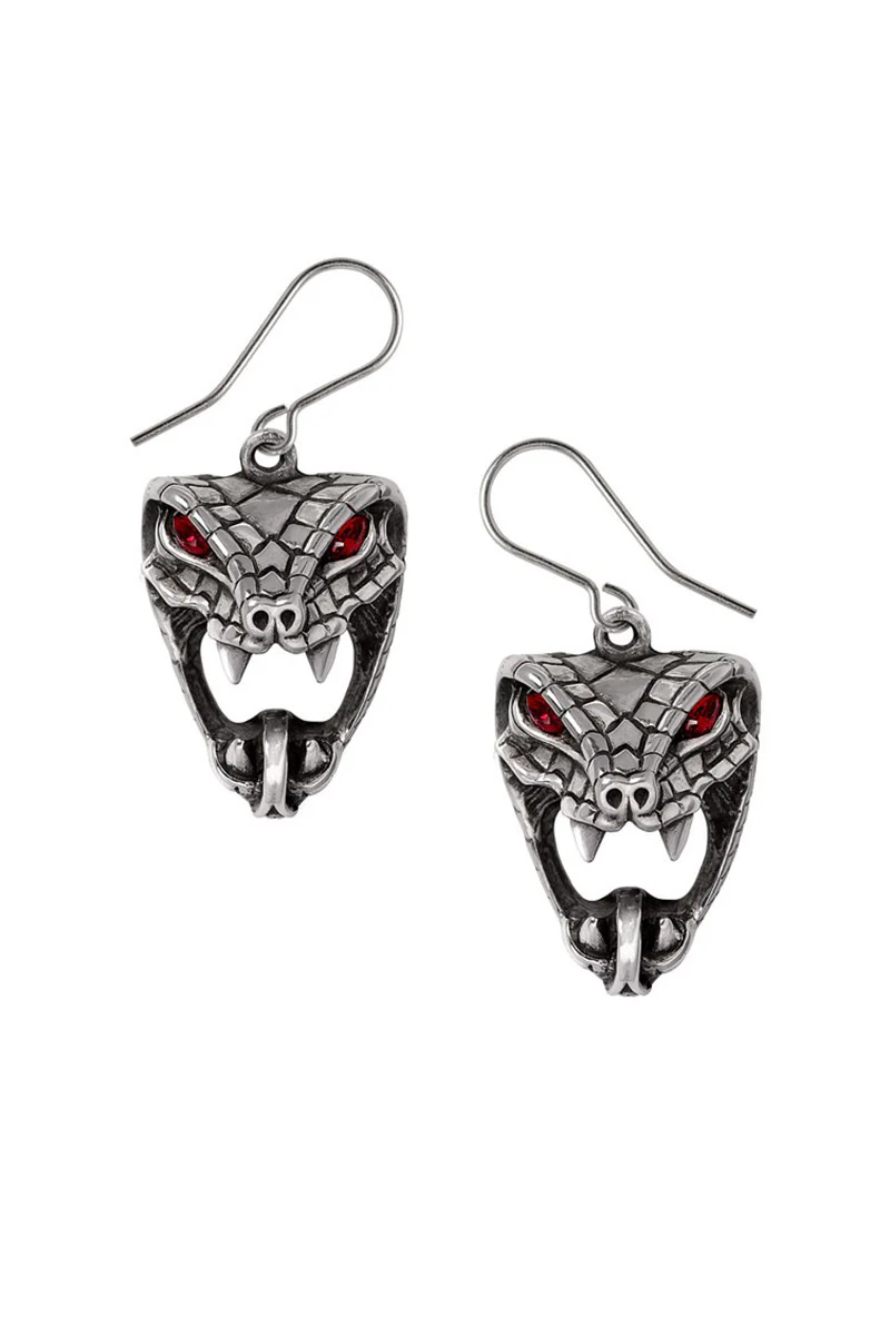 Snake Bite (Naeddre) Dropper Earrings