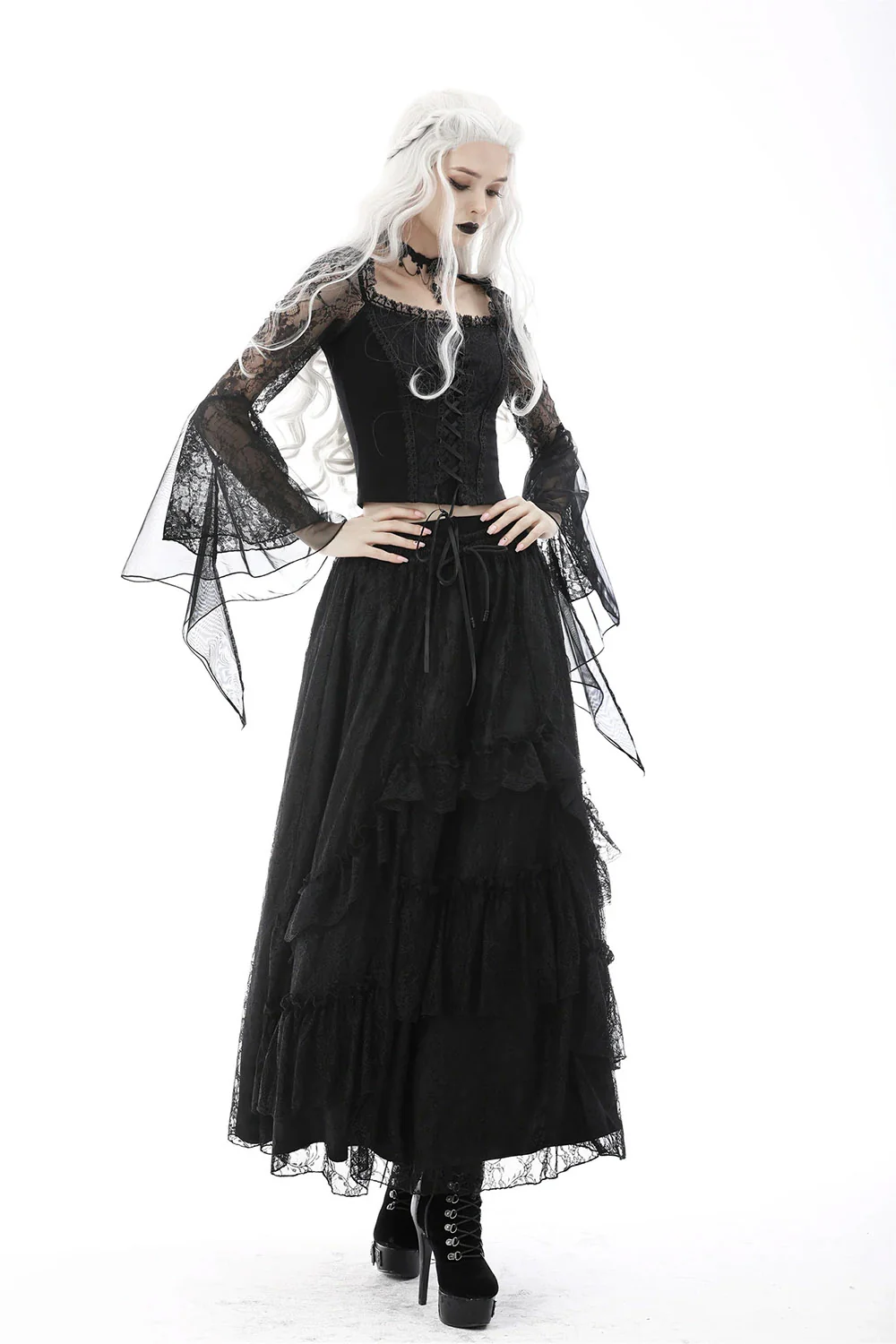 Specter Gothic Corset Top - Image 3
