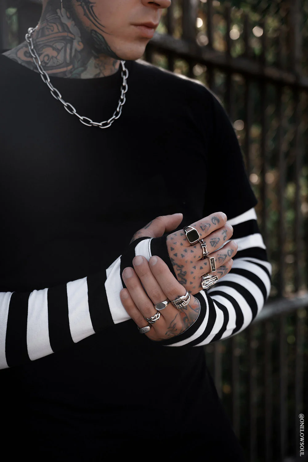 Specter Striped Long Sleeve Shirt - Image 3