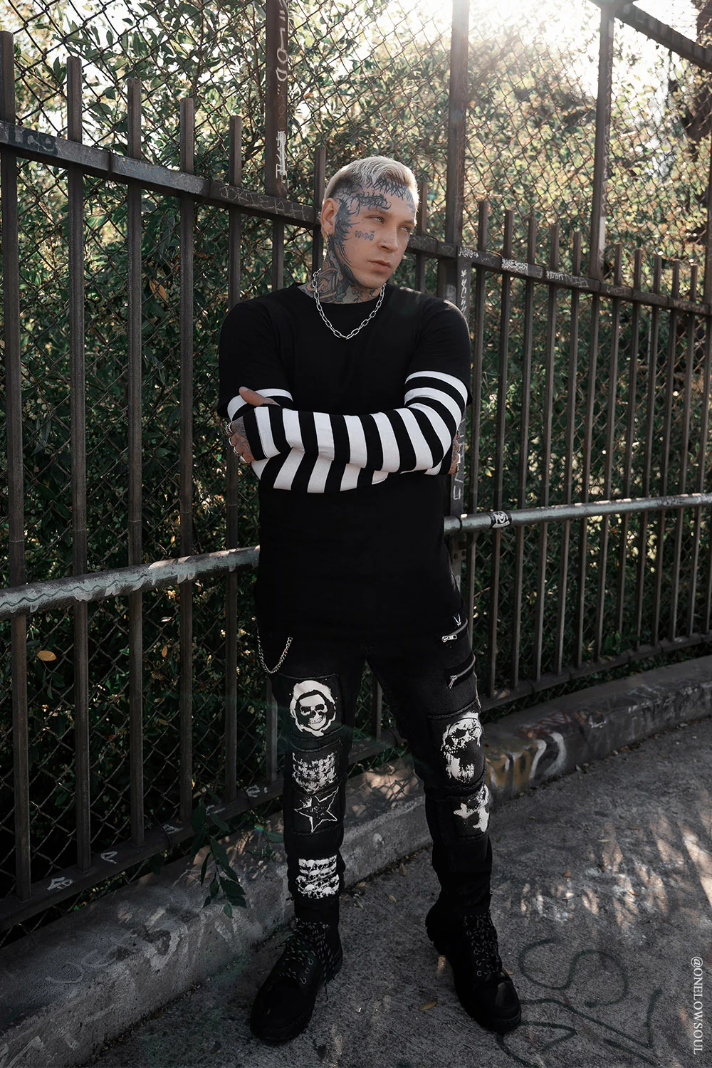 Specter Striped Long Sleeve Shirt - Image 9