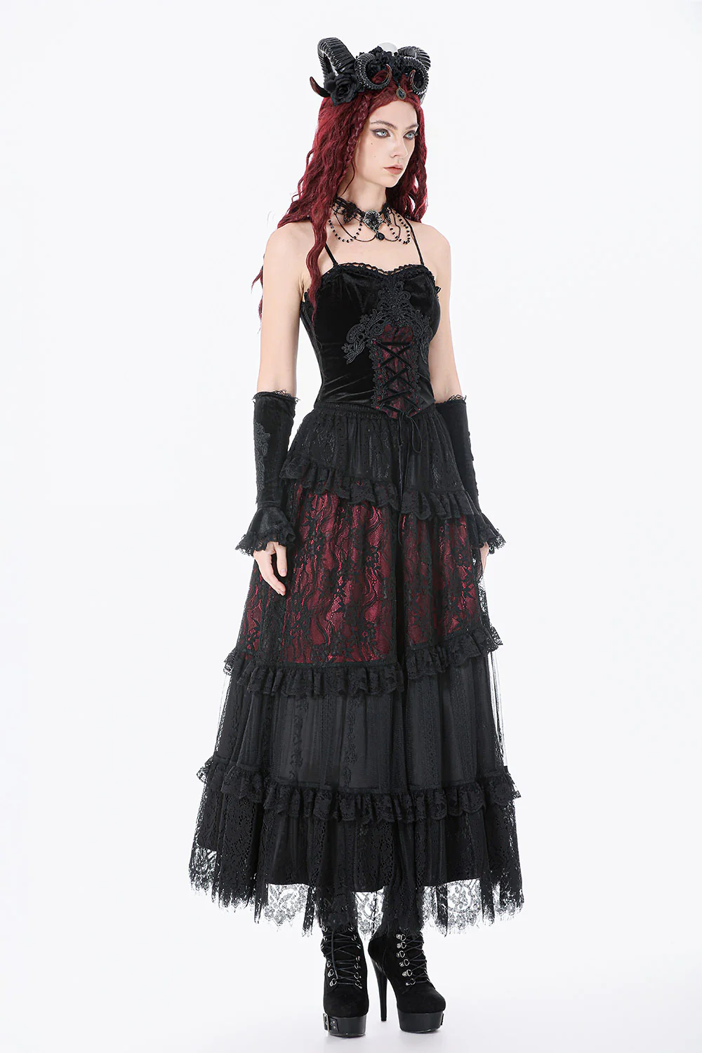 Spellstitch Patch Lace Maxi Skirt - Image 3