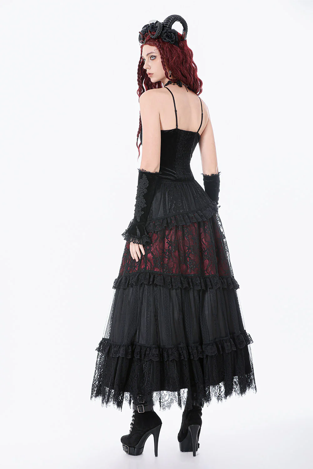 Spellstitch Patch Lace Maxi Skirt - Image 4