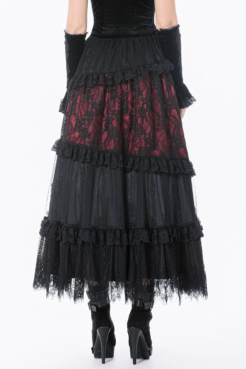 Spellstitch Patch Lace Maxi Skirt - Image 5