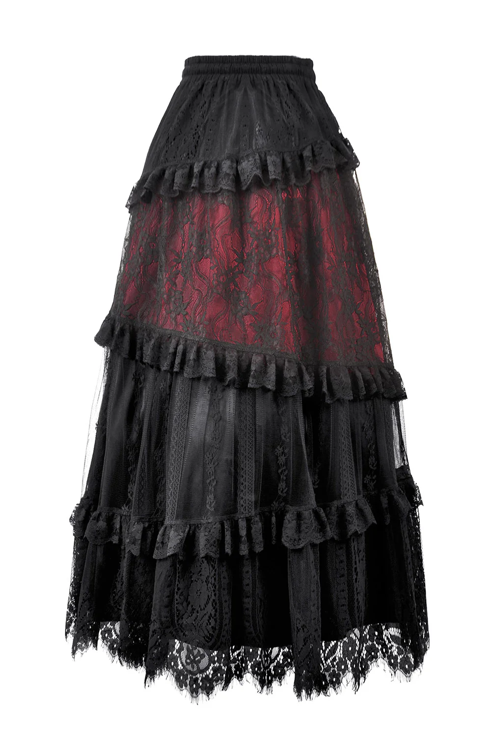 Spellstitch Patch Lace Maxi Skirt - Image 7