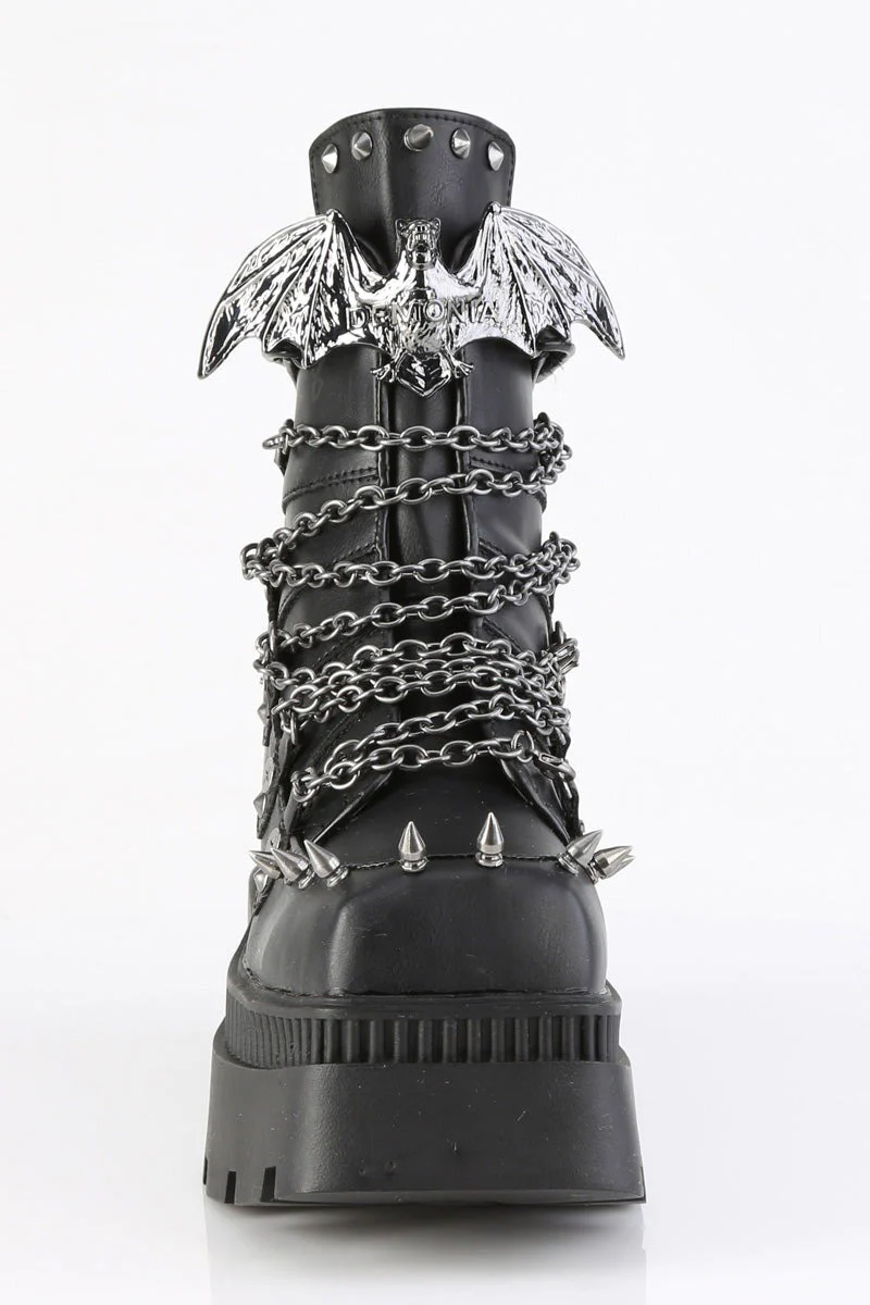 Spiked Vampire Bat Punk Platform Boots [WRATH-55] - Image 2