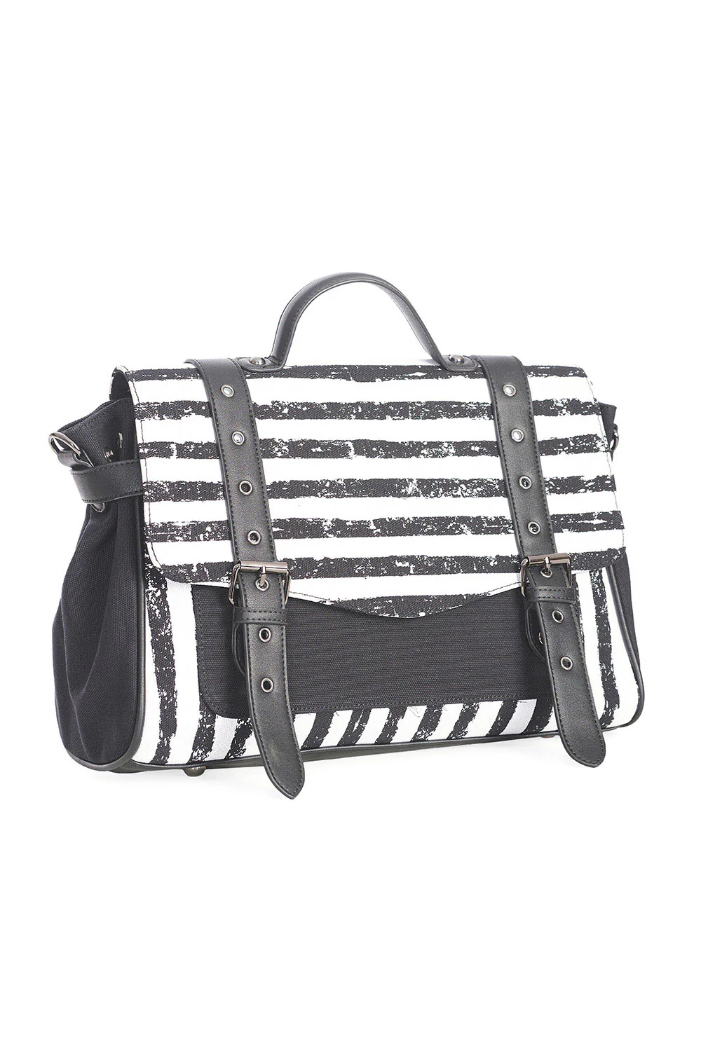 Spirit Summoner Striped Bag [BLACK/WHITE] - Image 3