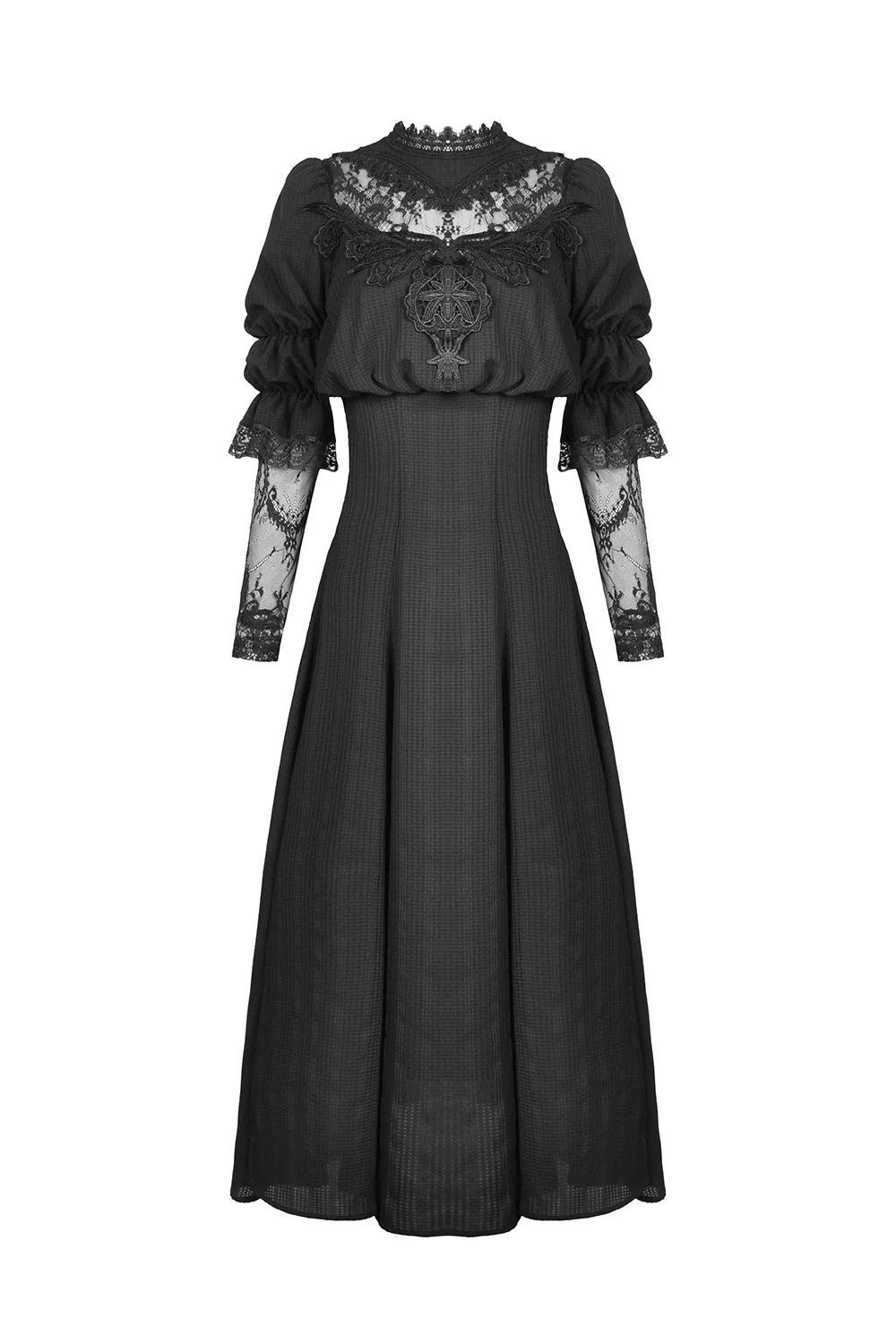 Spirits Past Victorian Goth Lace Dress - Image 6