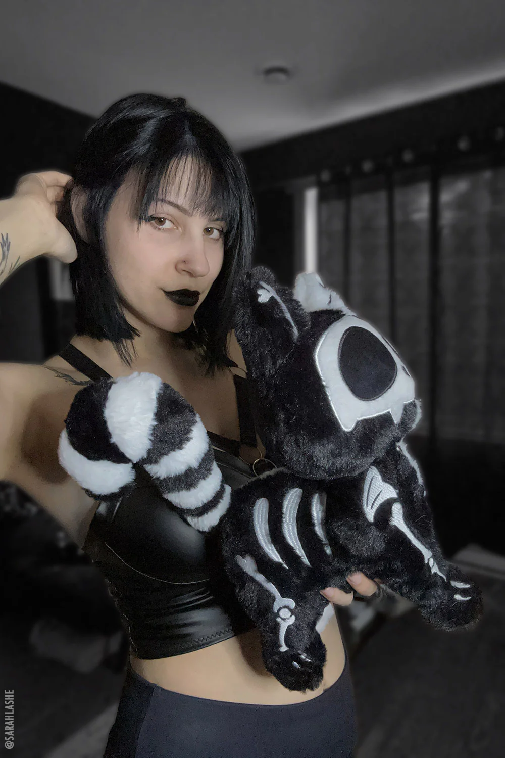 Splitzokitty Plush Toy [Black/White] [Limited Edition] - Image 8