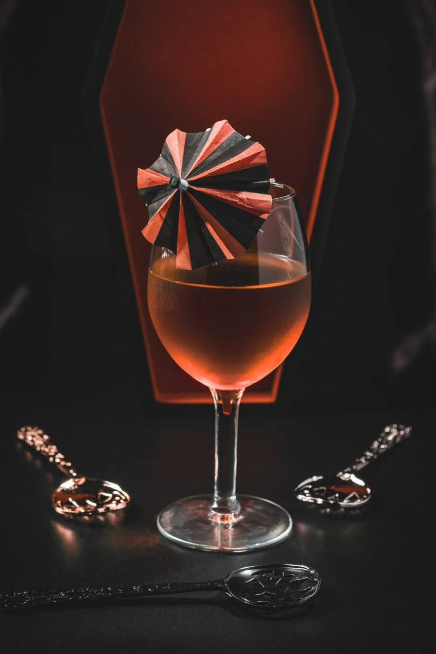 Spooky Cocktail Umbrellas [HARLEQUIN] [15 Pack]