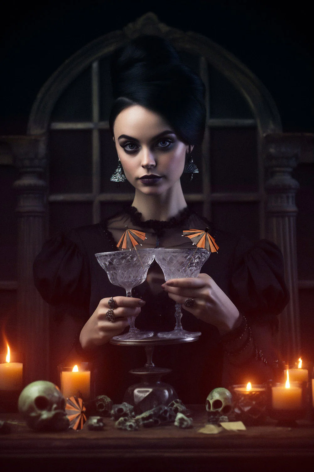 Spooky Cocktail Umbrellas [HARLEQUIN] [15 Pack] - Image 5
