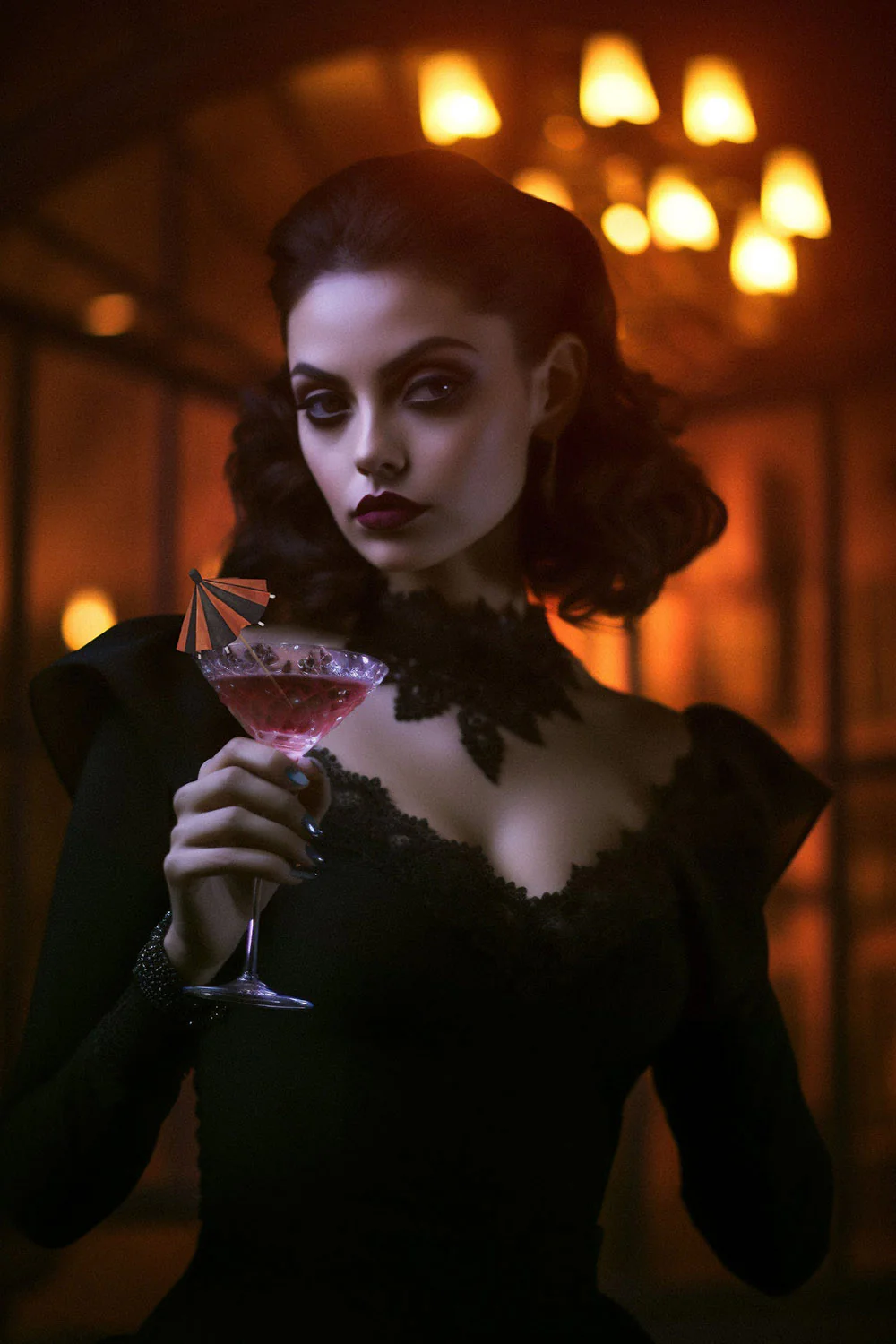Spooky Cocktail Umbrellas [HARLEQUIN] [15 Pack] - Image 6