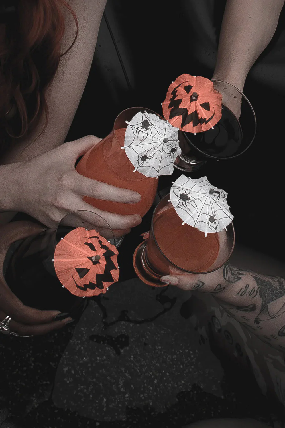 Spooky Cocktail Umbrellas [PUMPKIN] - Image 7