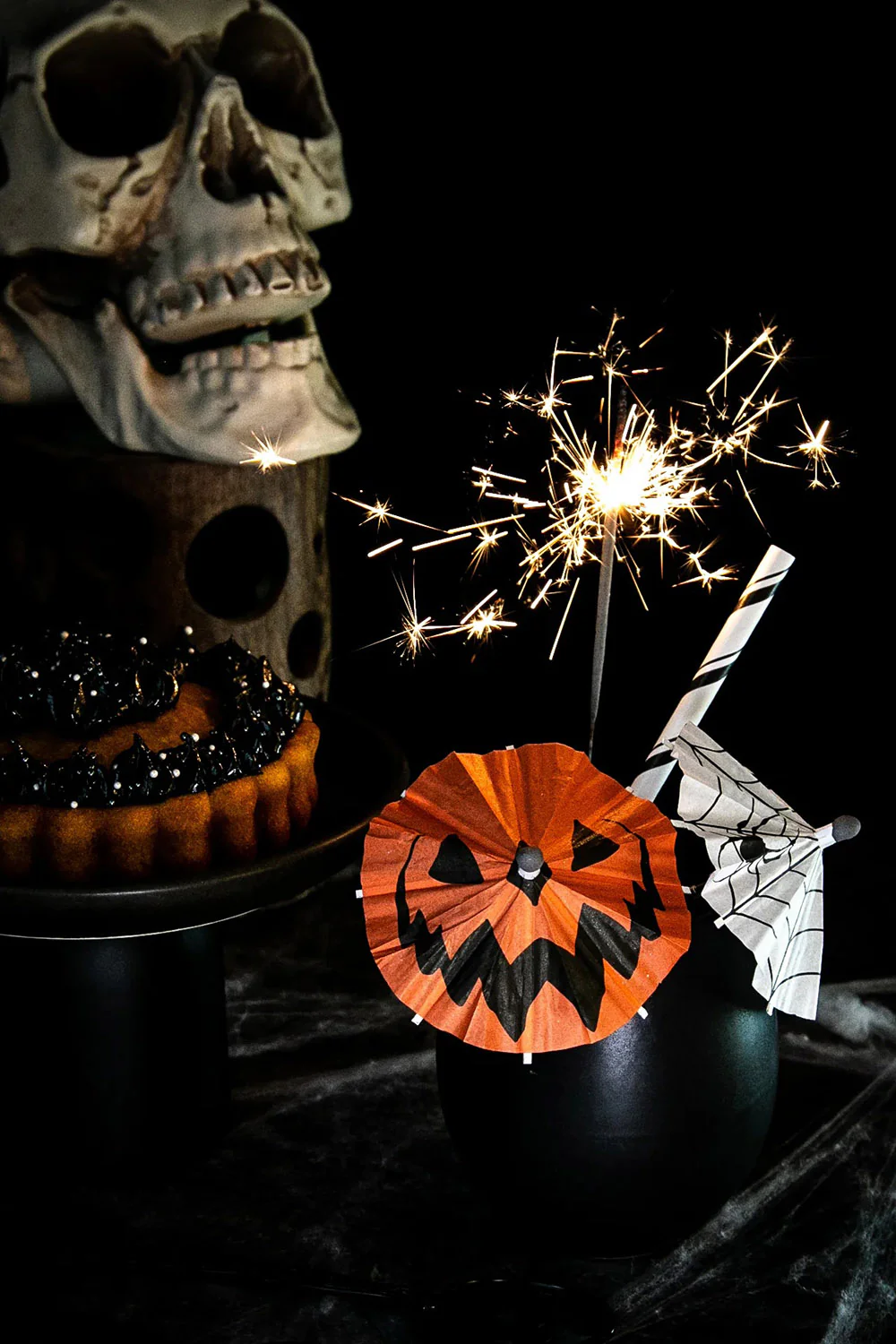 Spooky Cocktail Umbrellas [PUMPKIN] - Image 9