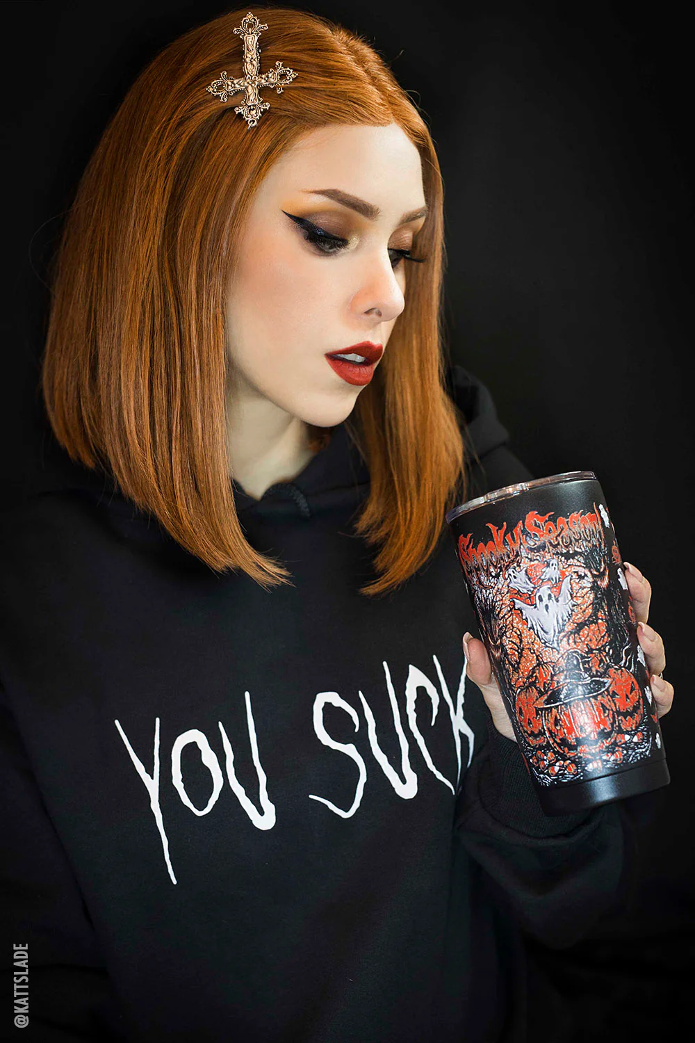 Spooky Season 20 oz Travel Mug - Image 4