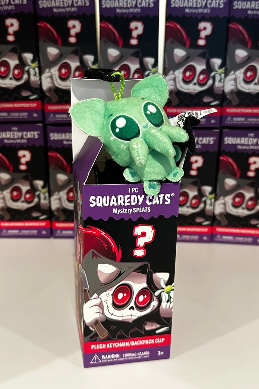 Squaredy Cats Mystery Splats Plush Keychain/Backpack Clip - Image 4