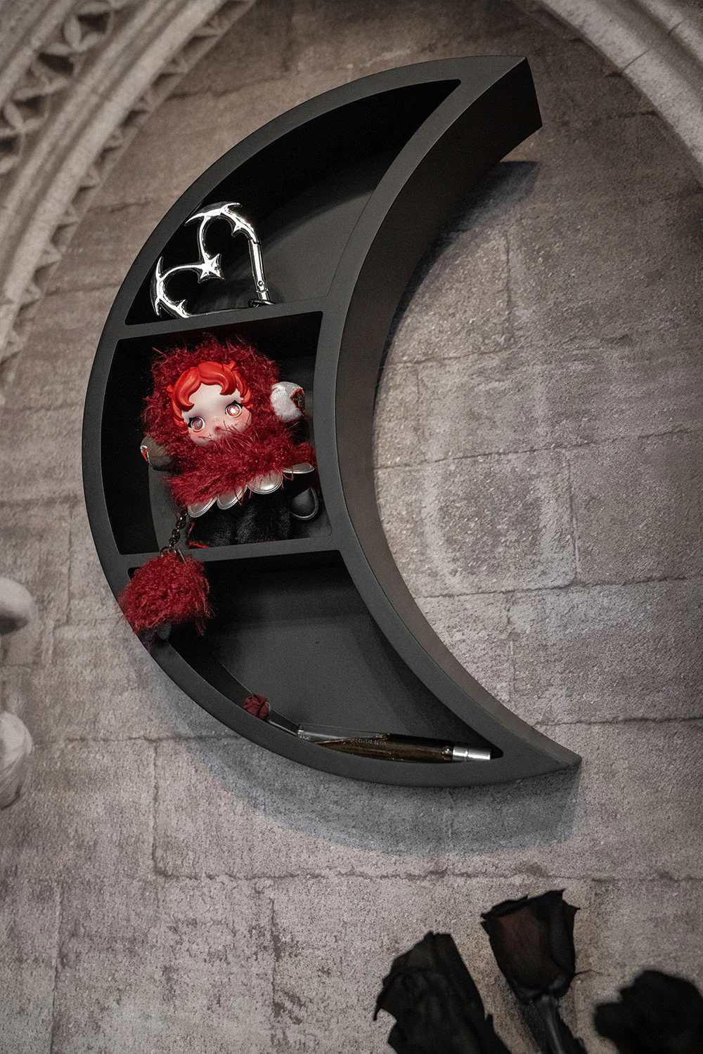 Stardust Crescent Moon Shelf