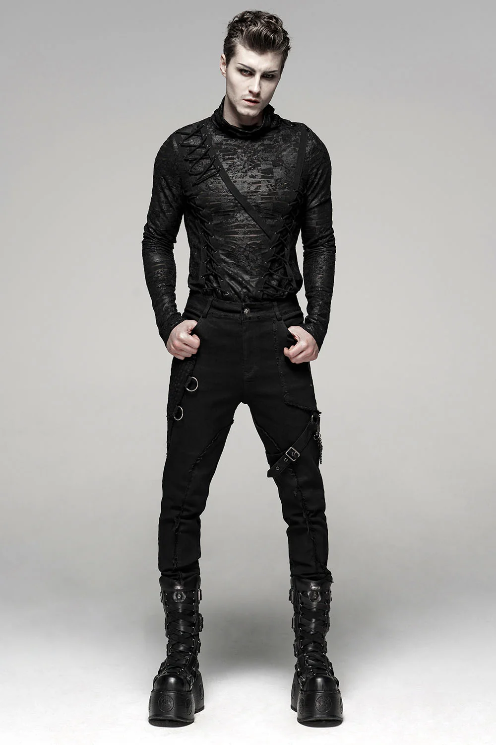 Stitched Corpse Distressed Pants - Image 5