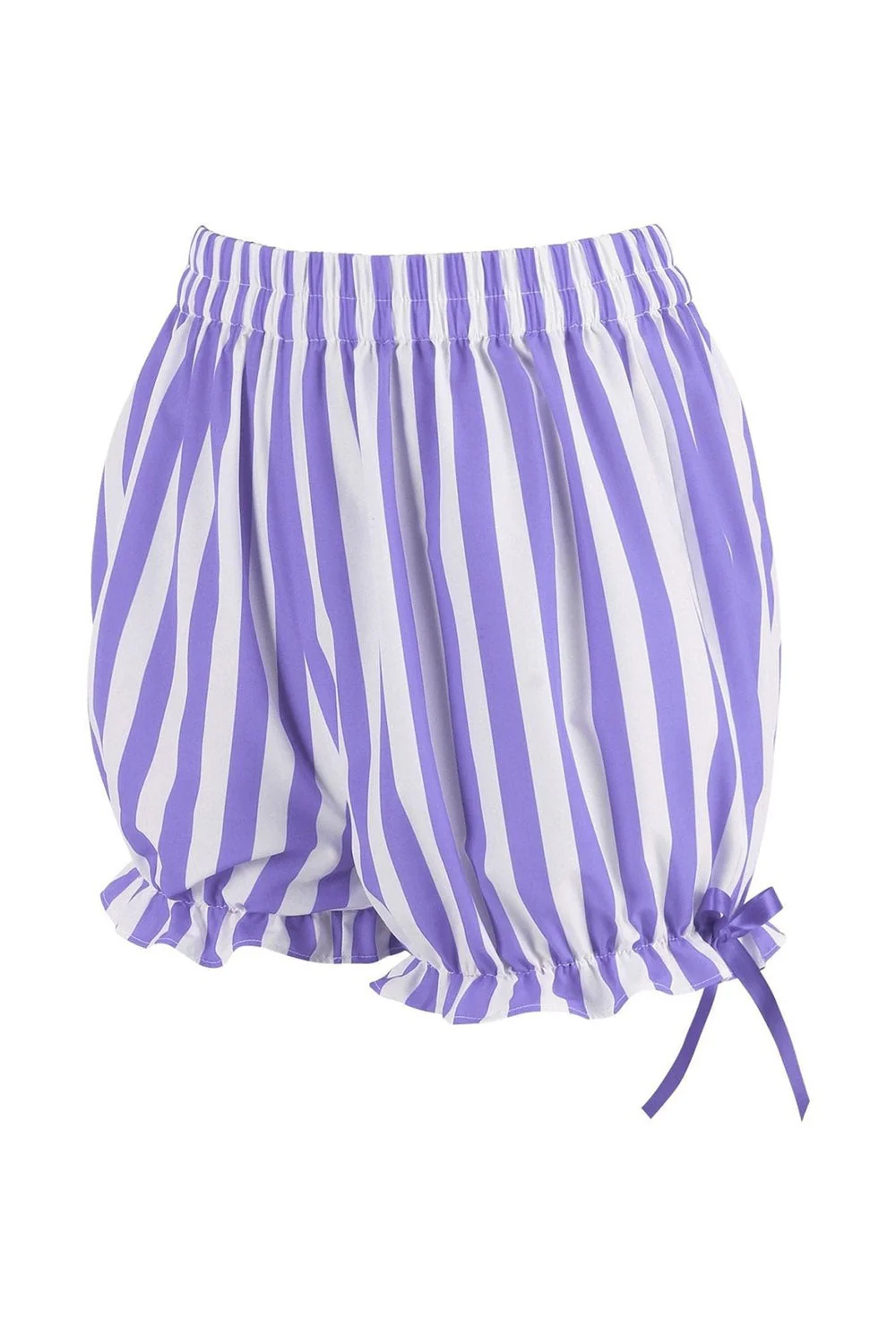 Striped Bloomers [Light Purple/White] - Image 2