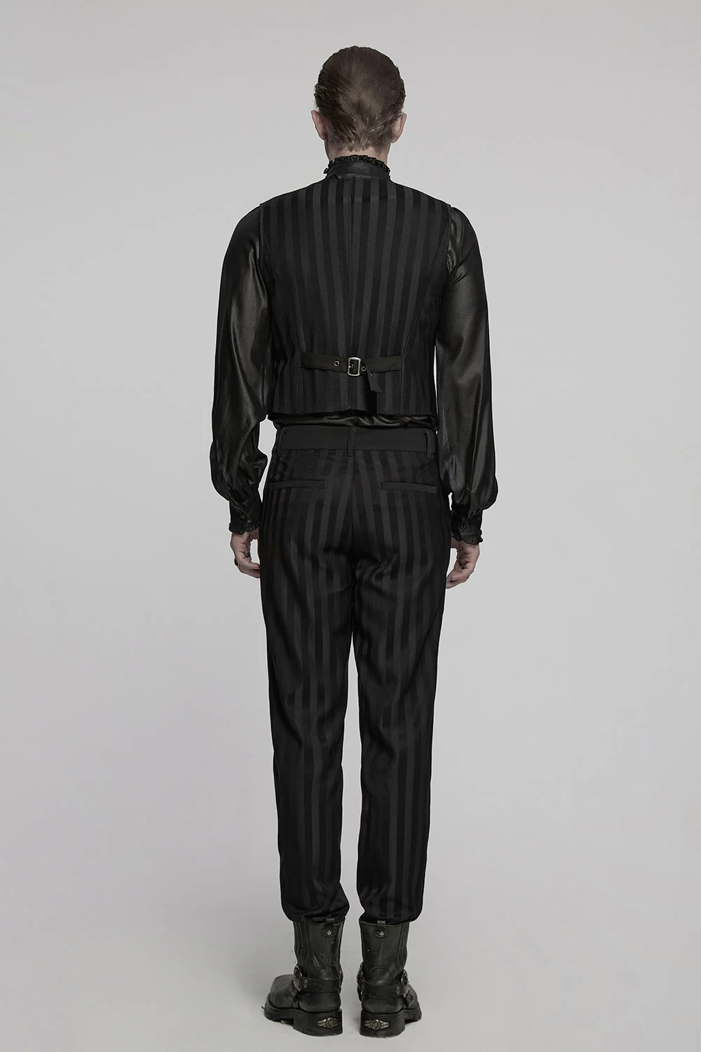 Sweeney Striped Waistcoat [Black] - Image 4