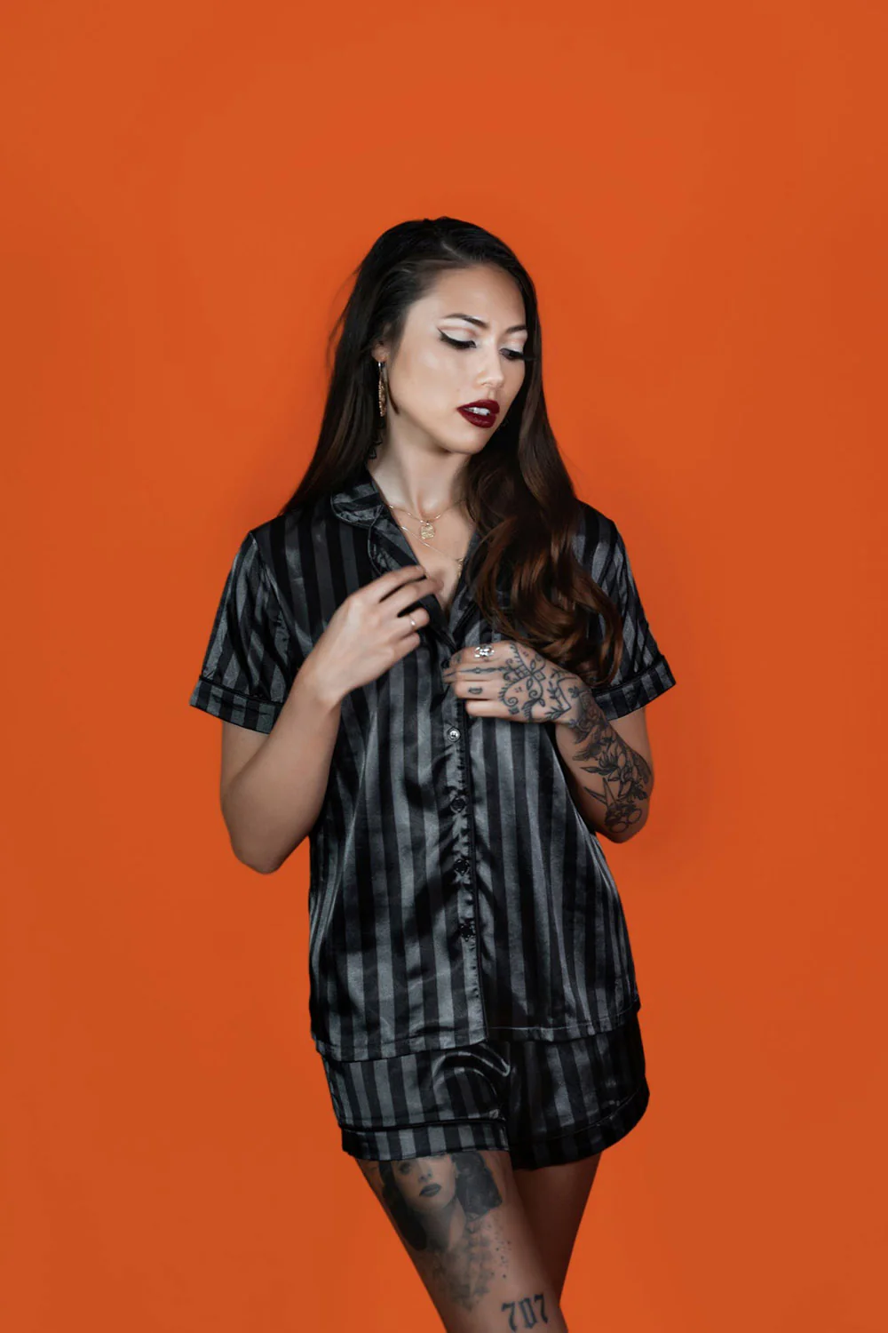 Sweeney's Slumber | 4-Piece Sleepwear Set - Image 8