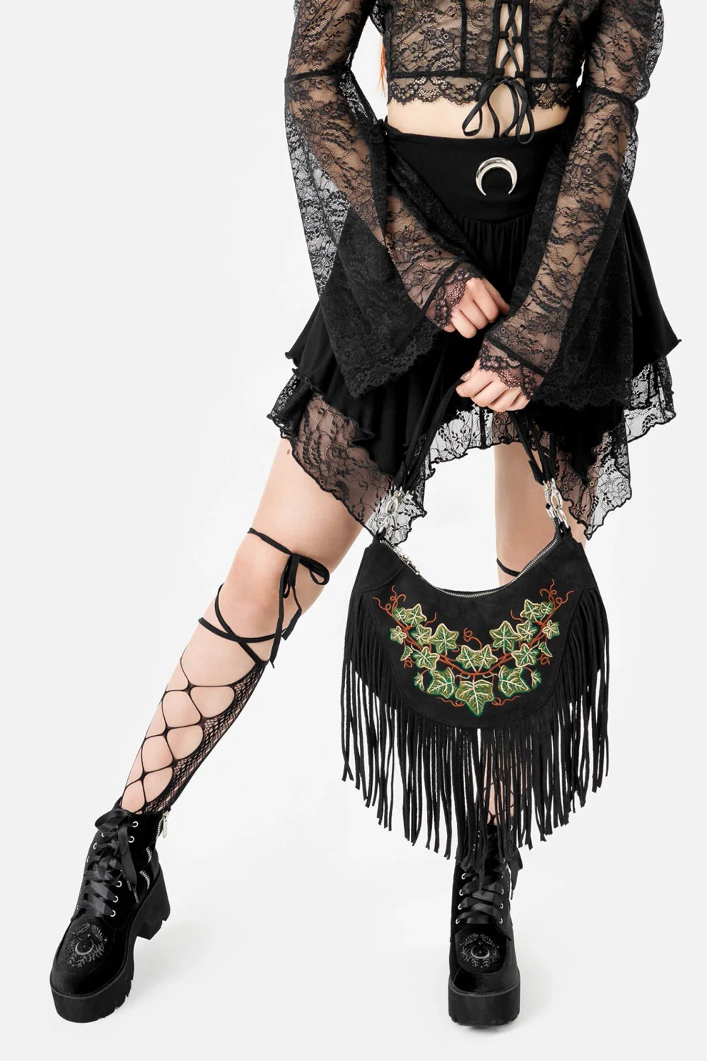Tangled Vines Tassel Bag - Image 2