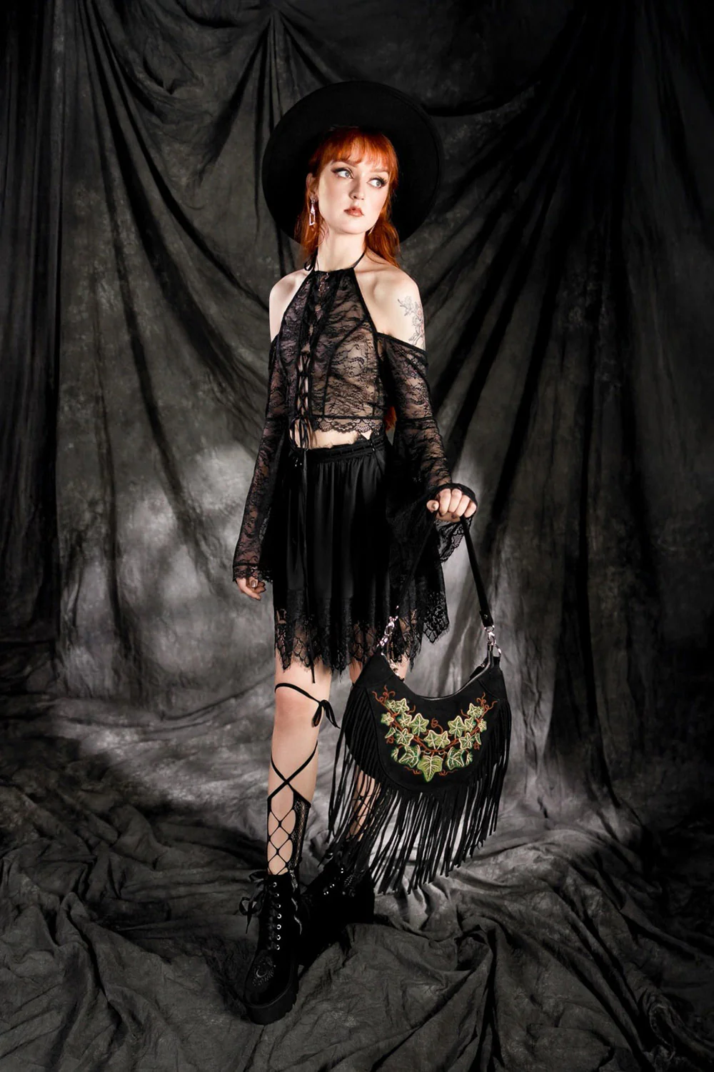 Tangled Vines Tassel Bag - Image 9