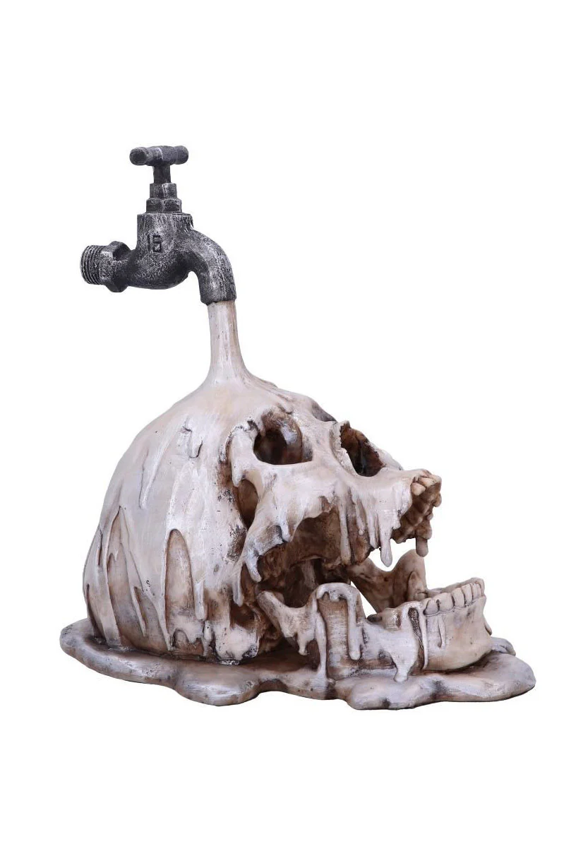 Tapped Melting Skull Statue - Image 3