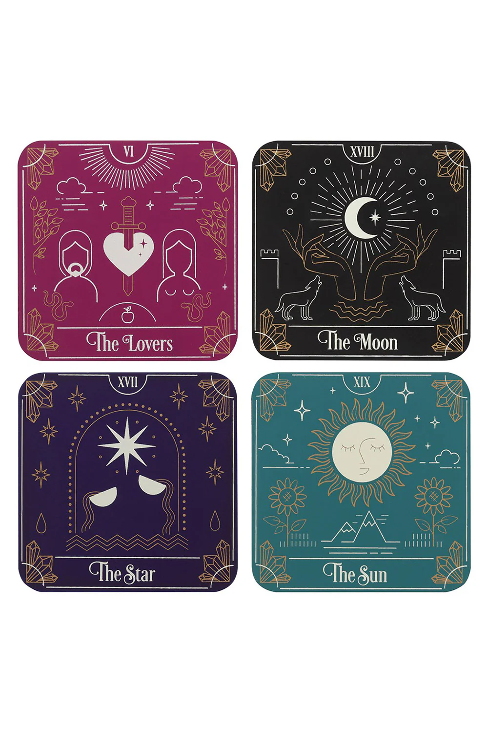 Tarot Card Coaster Set - Image 2